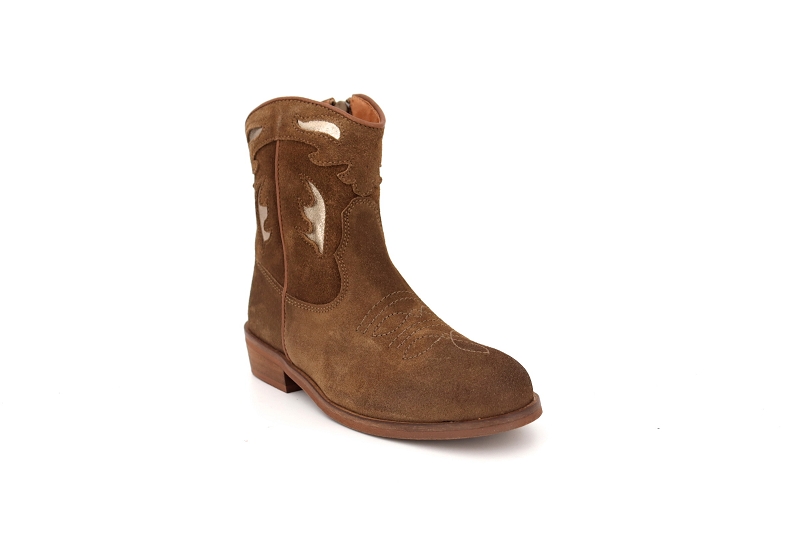 Ubik boots et bottines milan marron7713701_2