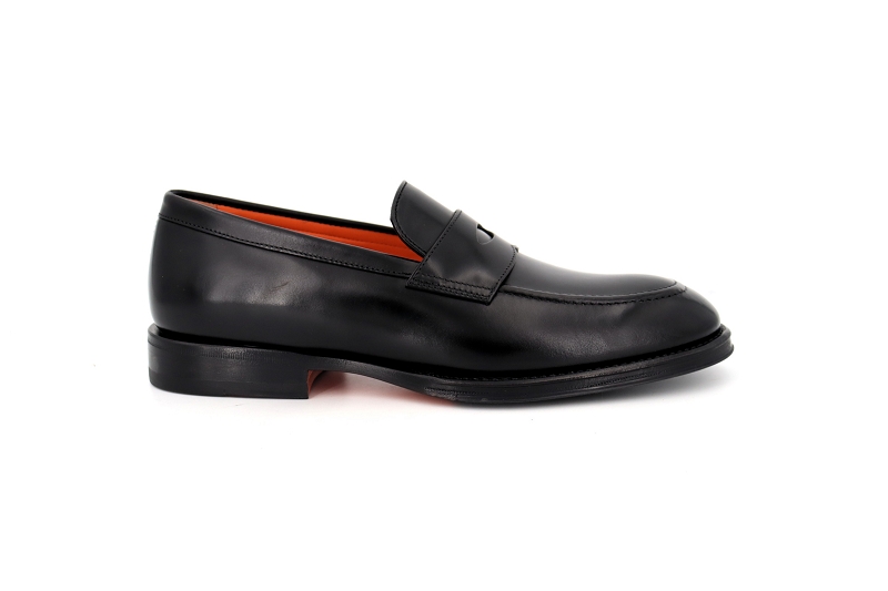 Santoni mocassins lajos noir