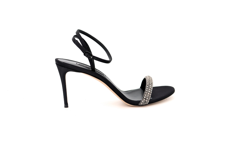 Casadei sandales nu pieds julia stratosphere noir