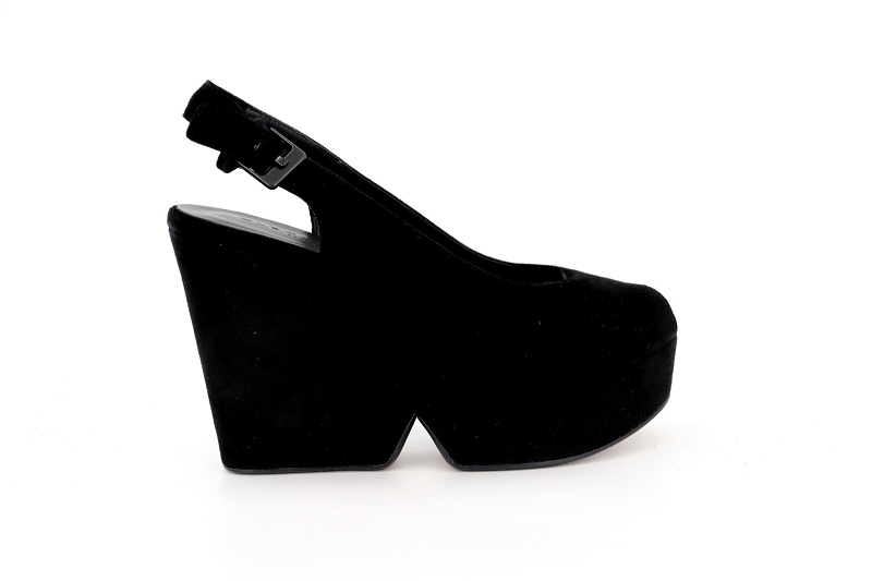 Clergerie sandales nu pieds dylan 2 noir