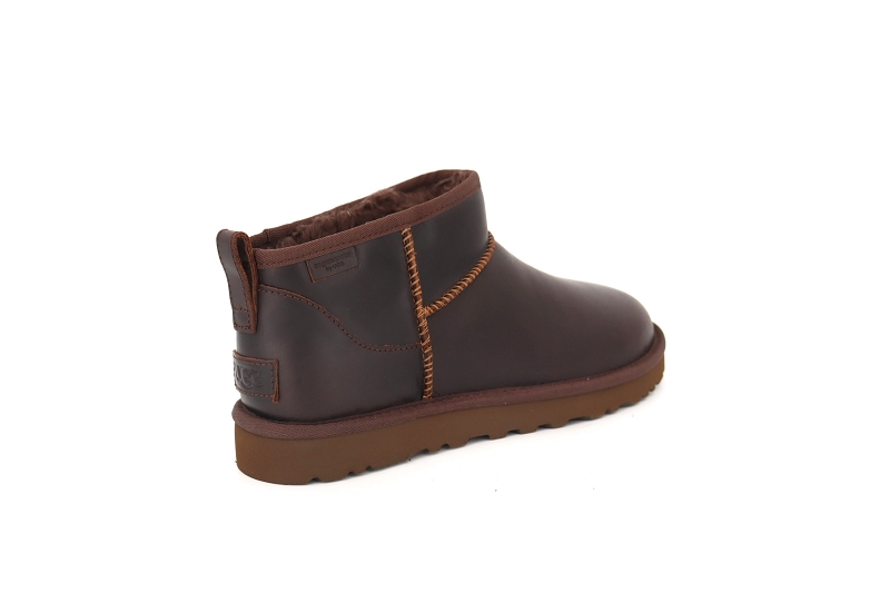 Ugg boots et bottines classic ultra mini leather marron8266001_4