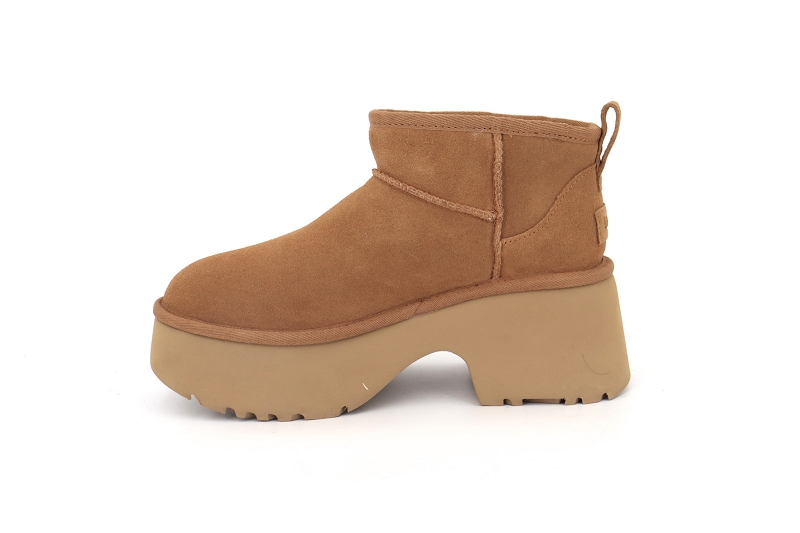 Ugg boots et bottines classic ultra  mini new heights marron8266301_3