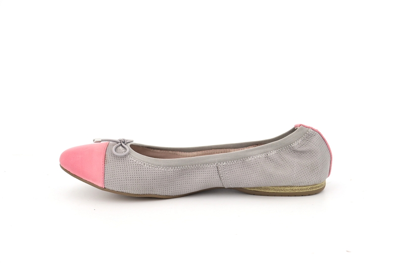 Tamaris store ballerines ankara gris8600301_3