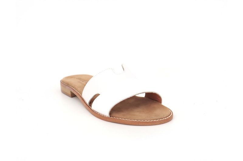 Emilie karston mules et sabots xaplin blanc8605001_2