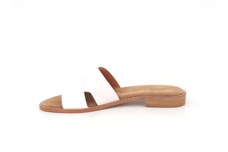 Emilie karston mules et sabots xaplin blanc8605001_3