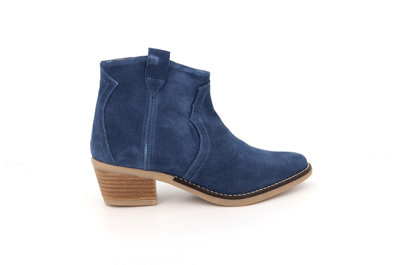 Alfa boots et bottines texas bleu