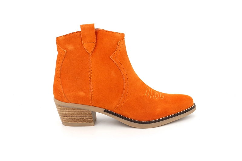 Alfa boots et bottines texas orange