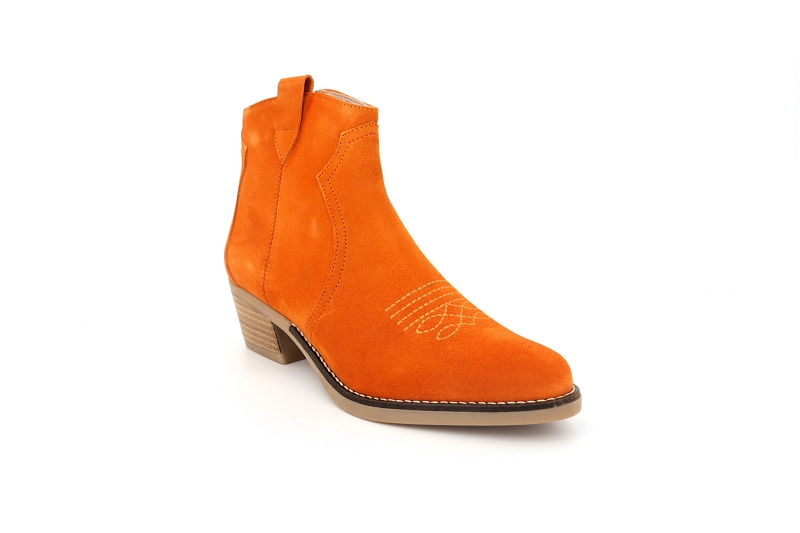 Alfa boots et bottines texas orange8607001_2