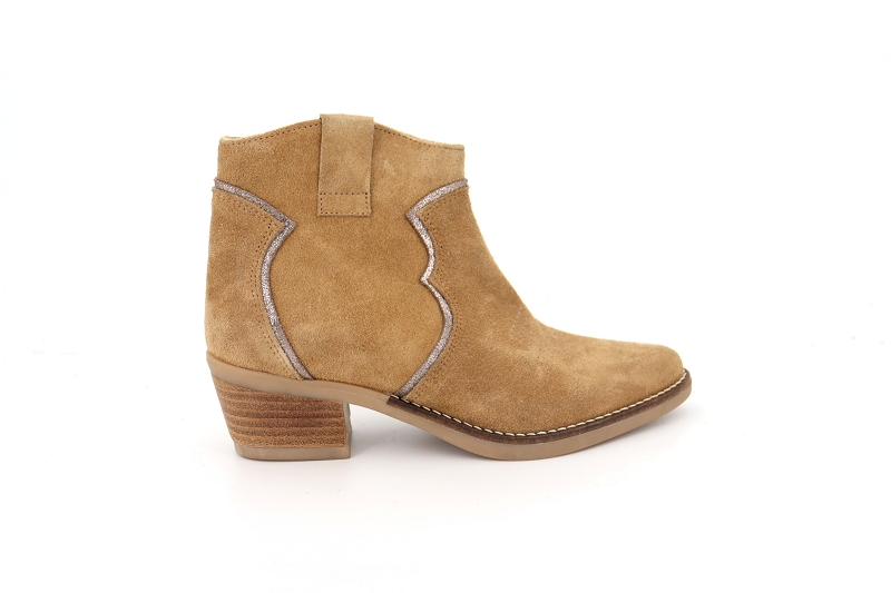 Alfa boots et bottines texane beige