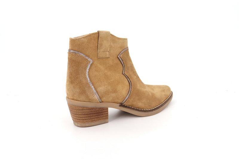 Alfa boots et bottines texane beige8607101_4