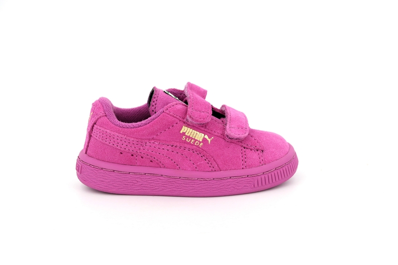 Puma  enf baskets suede 2 straps 35624 rose