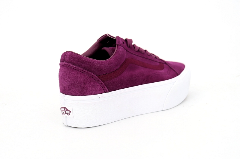 Vans baskets old skool stackfo violet8617801_4