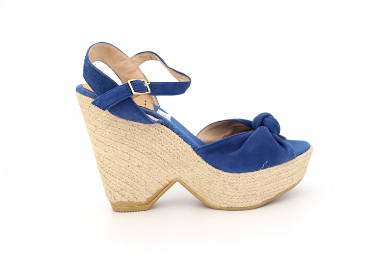 Kanna chaussures espadrilles jessica bleu