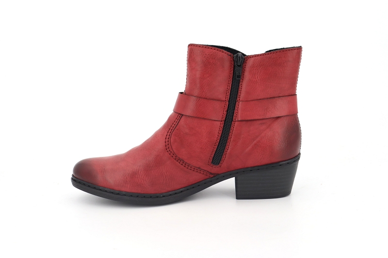 Rieker boots et bottines berthe bordeaux8626301_3