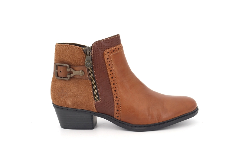 Rieker boots et bottines fanny marron