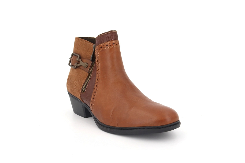 Rieker boots et bottines fanny marron8626401_2