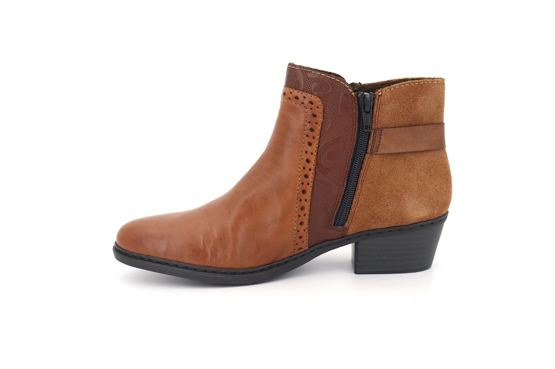 Rieker boots et bottines fanny marron8626401_3