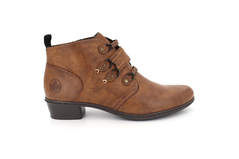 Rieker boots et bottines lexis marron