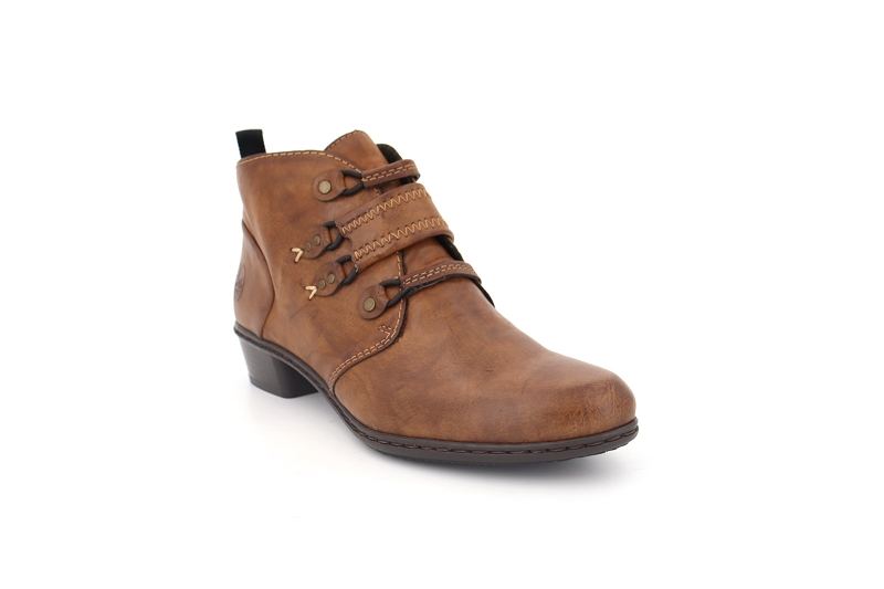 Rieker boots et bottines lexis marron8626501_2