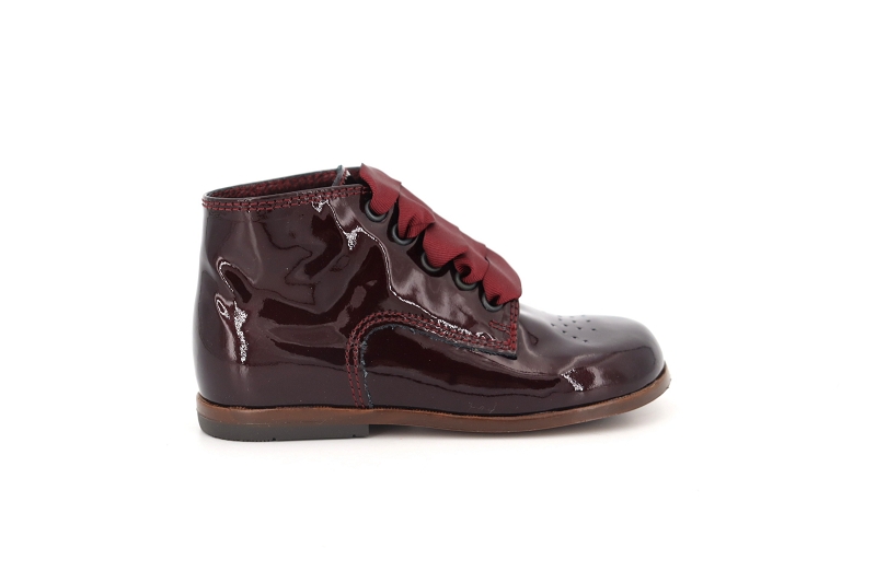 Little mary chaussures a lacets farah bordeaux