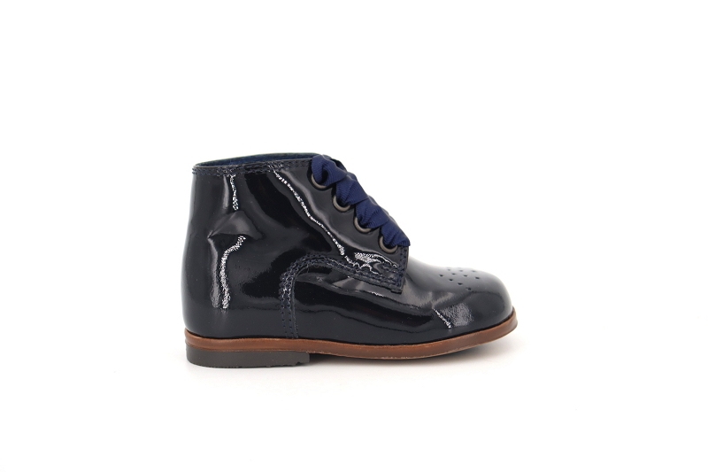 Little mary chaussures a lacets farah bleu