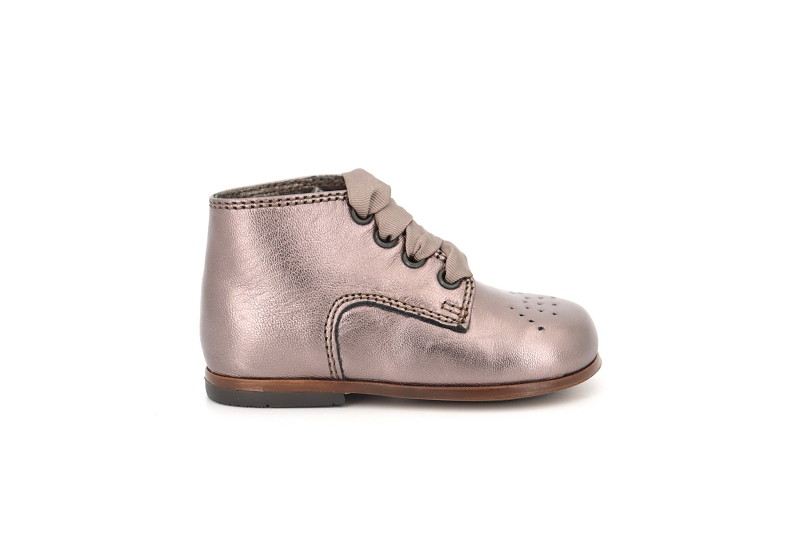 Little mary chaussures a lacets farah gris