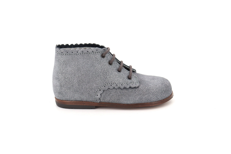 Little mary chaussures a lacets vivaldi gris