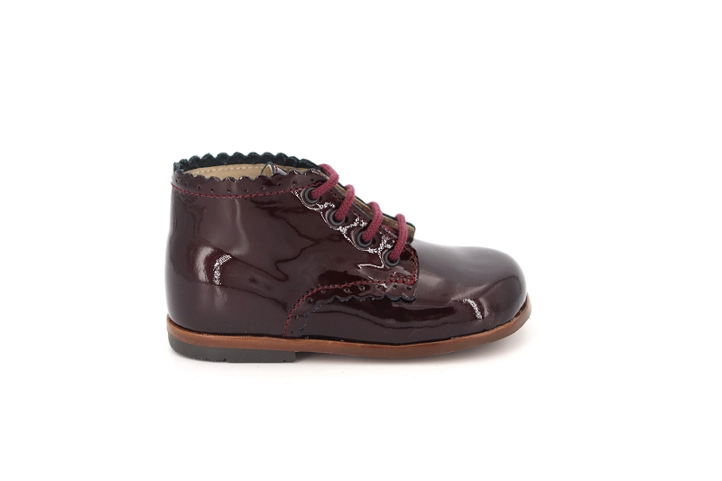 Little mary chaussures a lacets vivaldi bordeaux