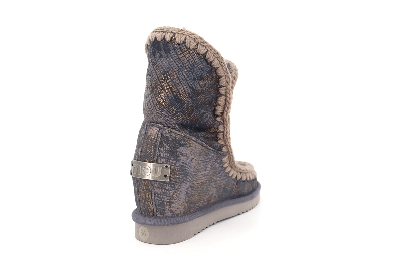 Mou boots et bottines eskimo bleu8629401_4