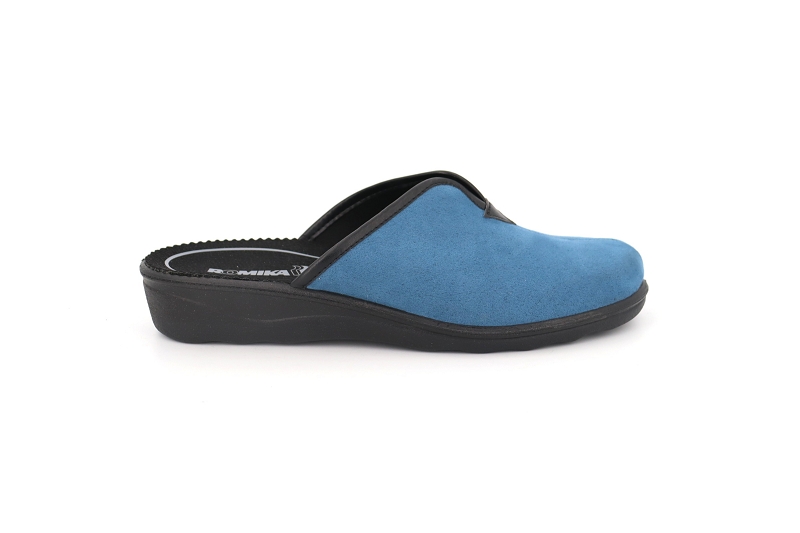 Romika chaussons pantoufles 67101 bleu