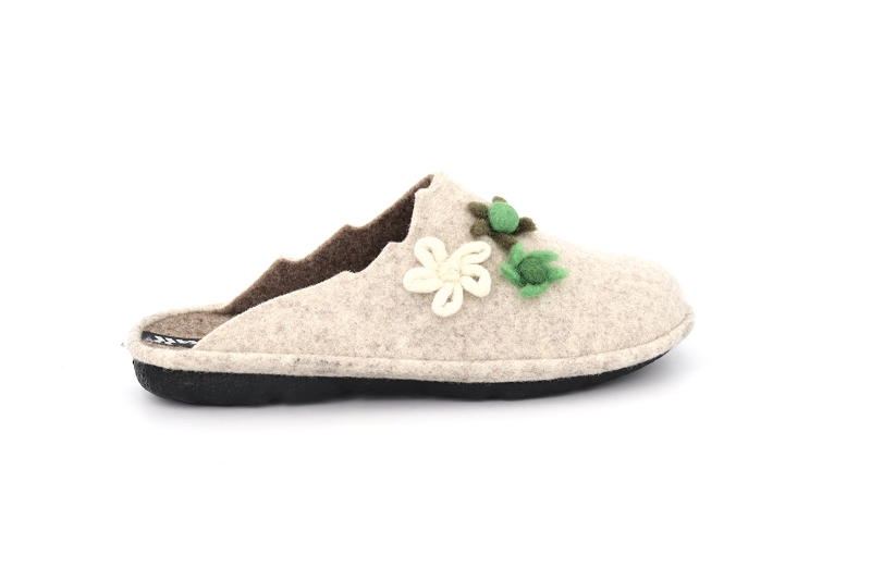 Romika chaussons pantoufles 22055 beige