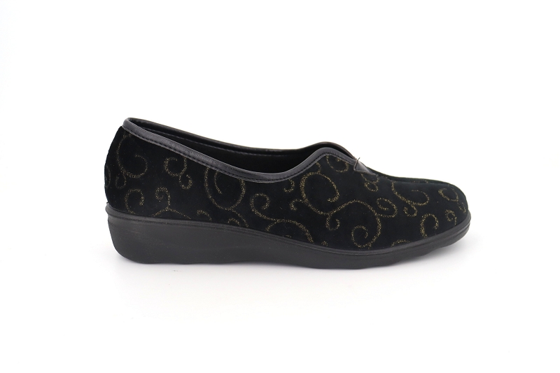 Romika chaussons pantoufles 67116 noir