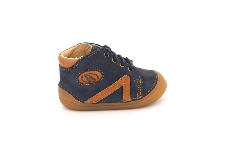 Babybotte chaussures a lacets b1 bleu