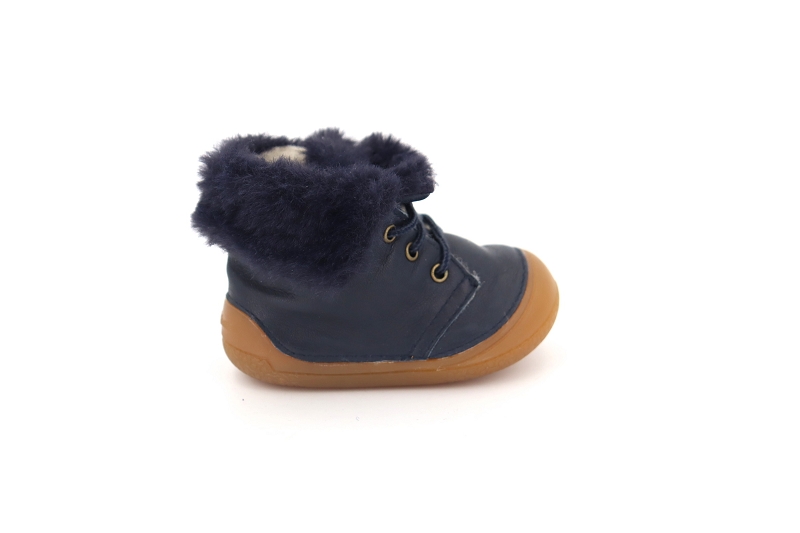 Babybotte chaussures a lacets zouki bleu