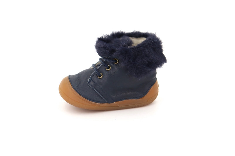 Babybotte chaussures a lacets zouki bleu8635101_3