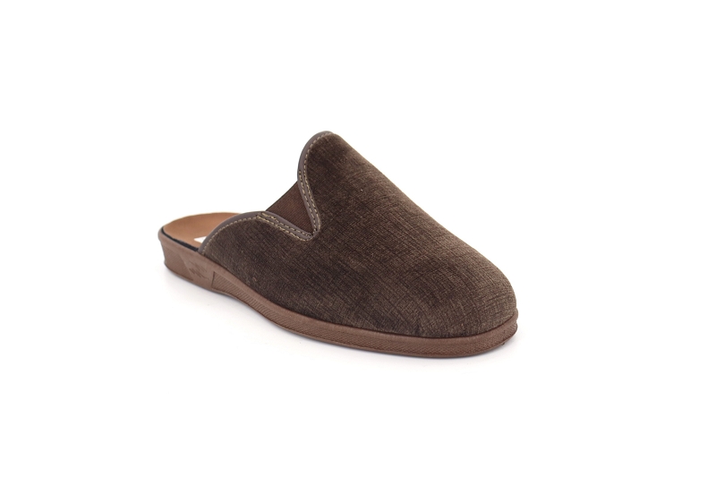 La vague chaussons pantoufles suite marron8639201_2