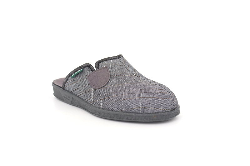 La vague chaussons pantoufles loic gris8639501_2