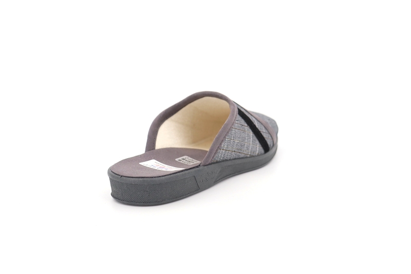 La vague chaussons pantoufles lorel gris8639601_4