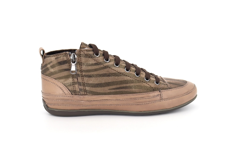 Geox baskets montantes new moena marron