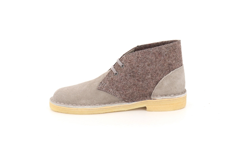 Clarks boots et bottines desert boot gris8648201_3