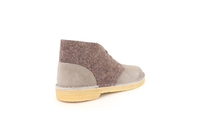 Clarks boots et bottines desert boot gris8648201_4