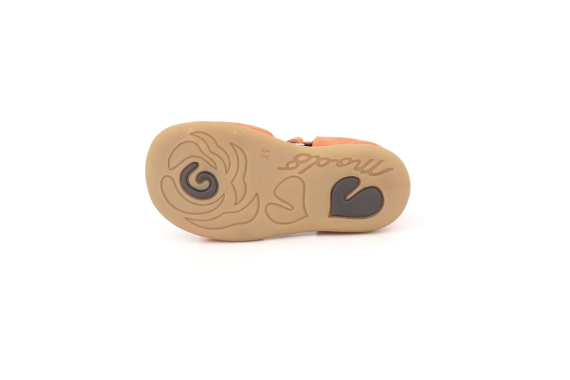 Mod8 sandales nu pieds geplane orange8660201_5