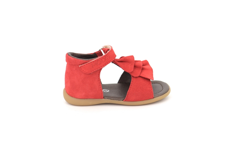 Mod8 sandales nu pieds geplane rouge