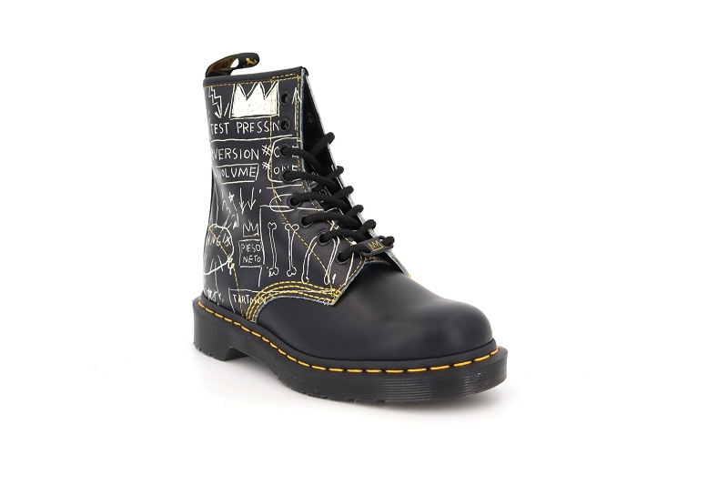 Doc martens boots et bottines basquiat noir8662801_2