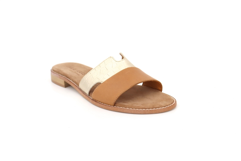 Emilie karston mules et sabots xaplina marron8663501_2