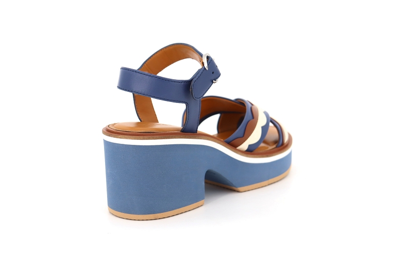 Clergerie sandales nu pieds calao bleu9028801_4