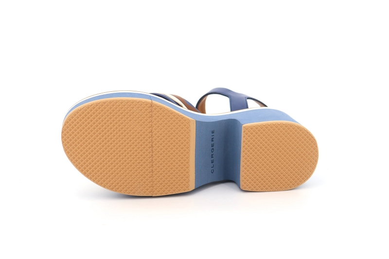 Clergerie sandales nu pieds calao bleu9028801_5