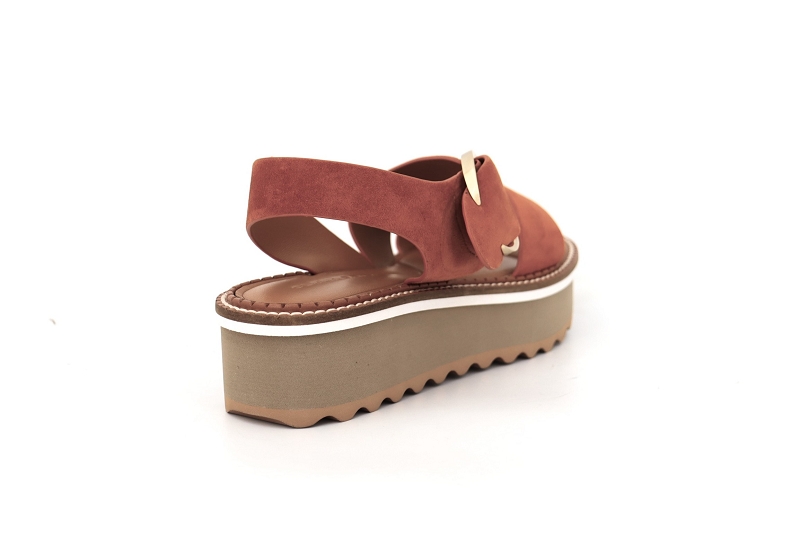 Clergerie sandales nu pieds finley marron9029301_4