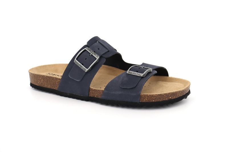 Geox mules et sabots u sandal ghita b bleu9039602_2