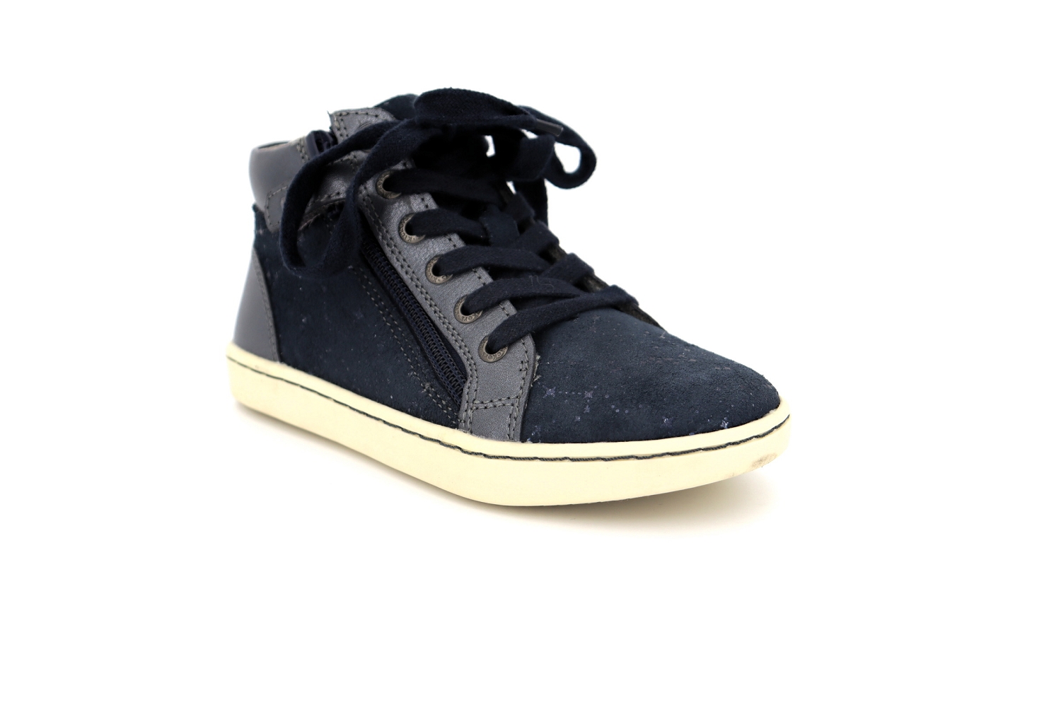 Rue de la Chaussure Kickers enf baskets lyluby bleu fille